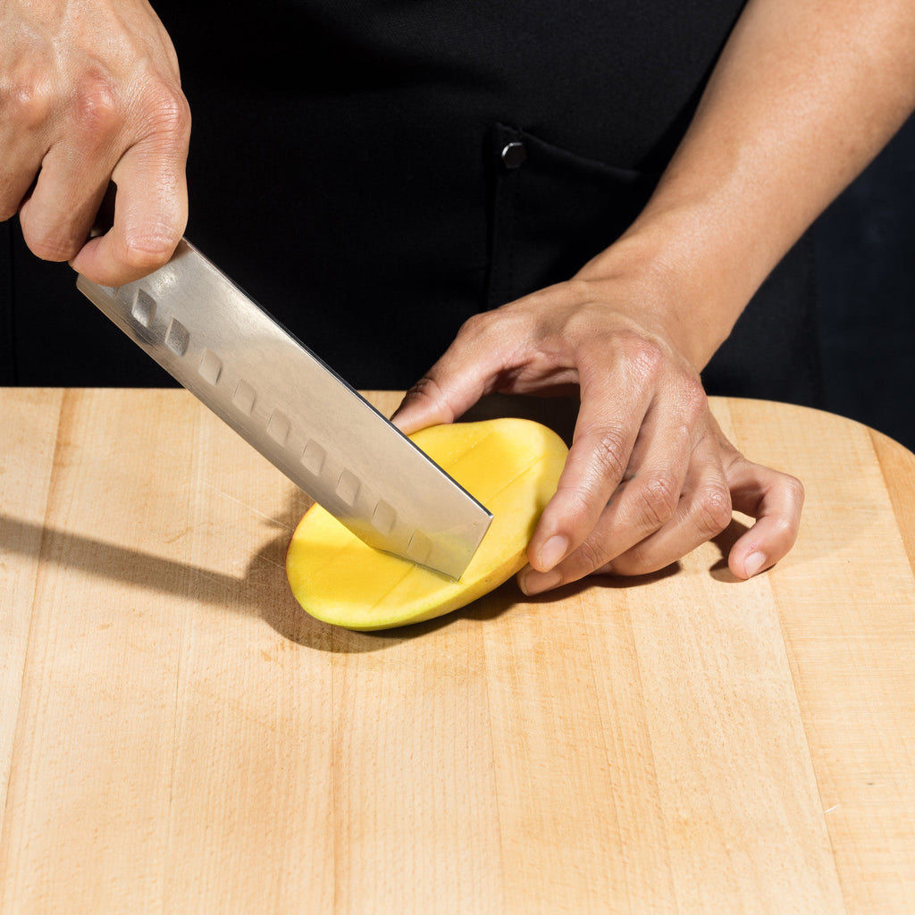 Damascus Steel Nakiri Knife, 6.5"