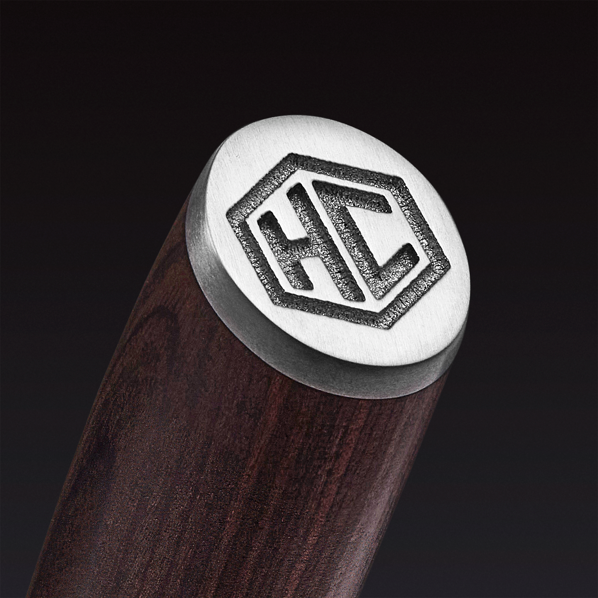 Damascus Steel Steak Knife Set, 4-pc (Espresso)